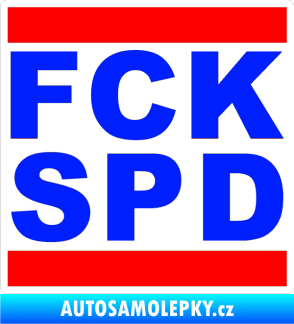 Samolepka FCK SPD modrá dynamic