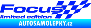 Samolepka Focus limited edition pravá modrá dynamic