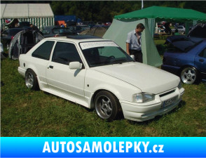Samolepka Ford Escort MK2 - přední modrá dynamic