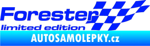 Samolepka Forester limited edition pravá modrá dynamic