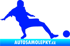 Samolepka Fotbalista 005 pravá modrá dynamic