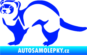 Samolepka Fretka 002 levá modrá dynamic