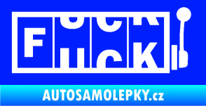 Samolepka Fuck kasino modrá dynamic