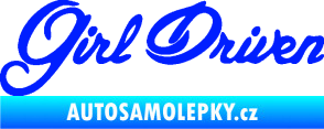 Samolepka Girl driven modrá dynamic