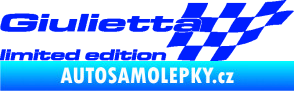 Samolepka Giulietta limited edition pravá modrá dynamic