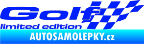 Samolepka Golf limited edition pravá modrá dynamic
