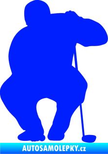 Samolepka Golfista 006 pravá modrá dynamic