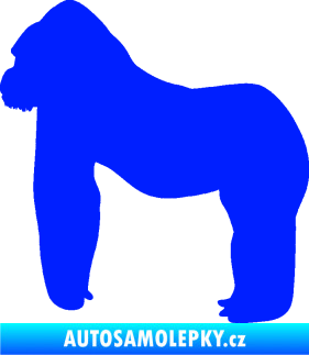 Samolepka Gorila 001 levá modrá dynamic
