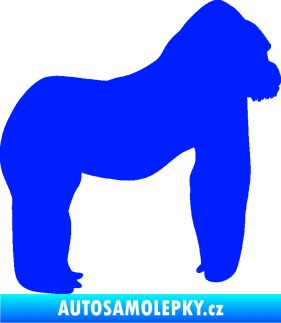 Samolepka Gorila 001 pravá modrá dynamic