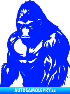 Samolepka Gorila 004 levá modrá dynamic