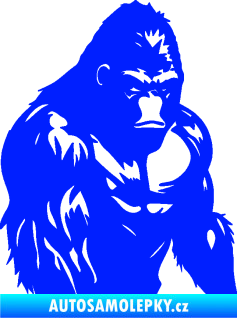 Samolepka Gorila 004 pravá modrá dynamic