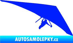 Samolepka Hang Glider 001 pravá rogalo modrá dynamic