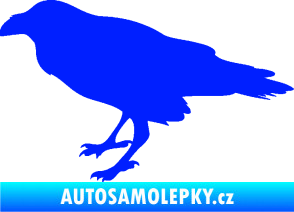 Samolepka Havran 001 levá modrá dynamic