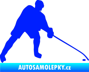 Samolepka Hokejista 002 pravá modrá dynamic