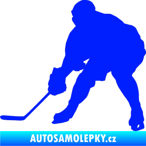 Samolepka Hokejista 016 levá modrá dynamic
