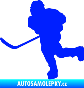 Samolepka Hokejista 017 levá modrá dynamic