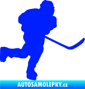 Samolepka Hokejista 017 pravá modrá dynamic