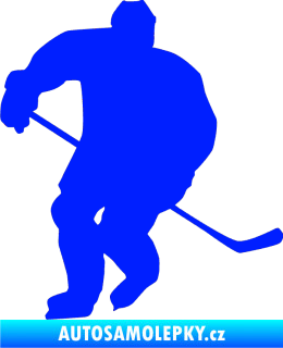 Samolepka Hokejista 020 levá modrá dynamic