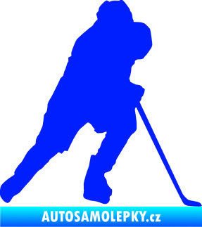 Samolepka Hokejista 023 pravá modrá dynamic