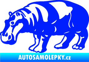 Samolepka Hroch 003 levá modrá dynamic