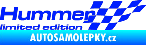 Samolepka Hummer limited edition pravá modrá dynamic