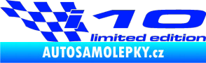 Samolepka i10 limited edition levá modrá dynamic