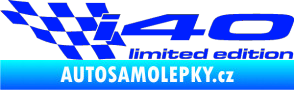 Samolepka i40 limited edition levá modrá dynamic