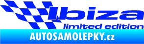Samolepka Ibiza limited edition levá modrá dynamic