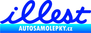 Samolepka Illest 001 modrá dynamic