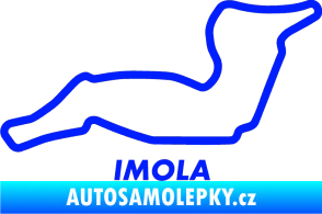 Samolepka Okruh Imola modrá dynamic