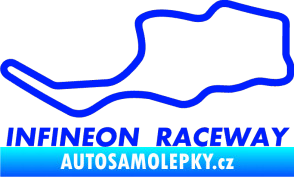 Samolepka Okruh Infineon Raceway modrá dynamic