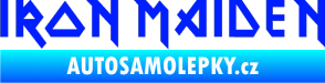 Samolepka Iron Maiden modrá dynamic