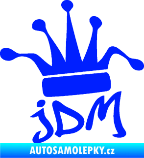 Samolepka JDM koruna 002 king modrá dynamic