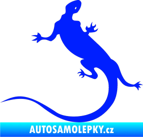 Samolepka Ještěrka 004 levá modrá dynamic
