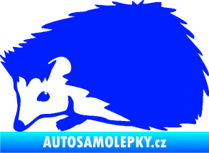 Samolepka Ježek 002 levá modrá dynamic