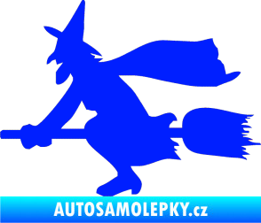 Samolepka Ježibaba levá modrá dynamic