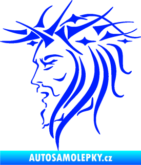 Samolepka Ježíš 002 levá modrá dynamic