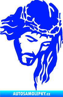 Samolepka Ježíš 003 pravá modrá dynamic