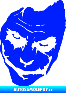 Samolepka Joker 002 levá tvář modrá dynamic