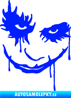 Samolepka Joker 003 pravá tvář modrá dynamic