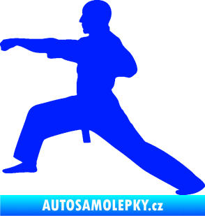 Samolepka Judo 001 levá modrá dynamic