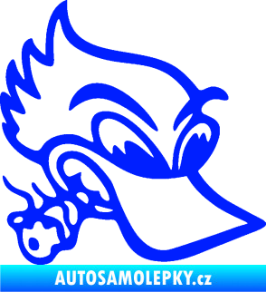 Samolepka Kačer frajer pravá modrá dynamic