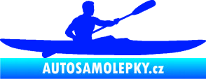 Samolepka Kajakář 003 pravá modrá dynamic