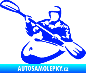 Samolepka Kajakář 004 levá modrá dynamic