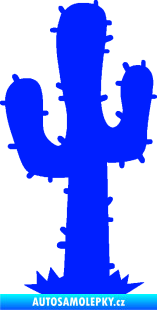 Samolepka Kaktus 001 levá modrá dynamic