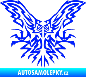Samolepka Kapota 037 tatto dravec modrá dynamic