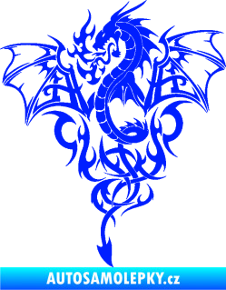 Samolepka Kapota 038 drak modrá dynamic
