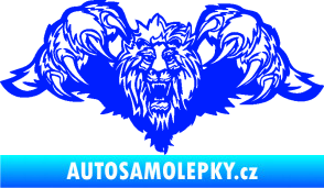 Samolepka Kapota 041 lev modrá dynamic