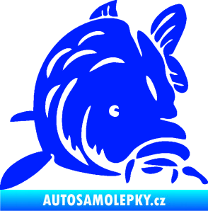 Samolepka Kapr 002 pravá modrá dynamic