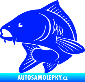 Samolepka Kapr 008 levá modrá dynamic